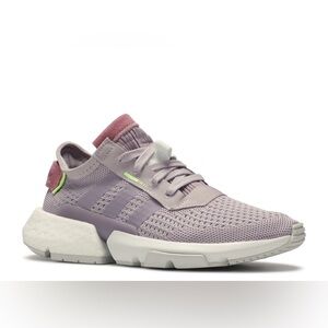 Adidas Pod S3.1 Womens Purple White Walking Running Shoes Sneakers